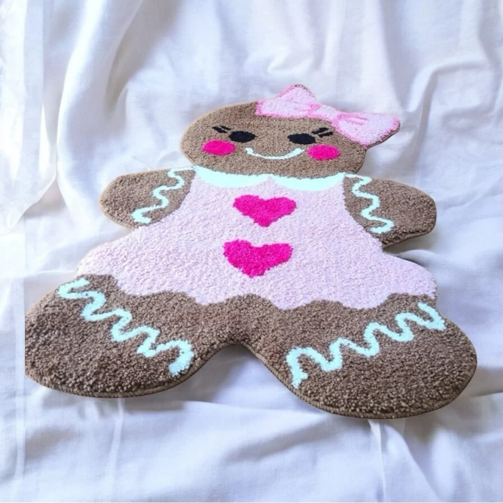 Gingerbread Girl Cookie Rug 💗 - Picture 2 of 4
